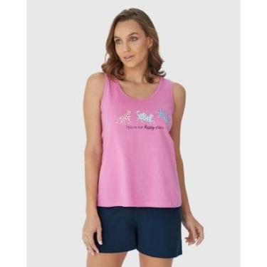 Imagem de Pijama Feminino Regata Malha Malwee Ref. 122366-Feminino
