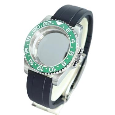 Imagem de FEIYASHI Caixa de relógio GMT Diver 20ATM de 40 mm de aço inoxidável para NH35/36/38 Miyota8215 ETA2824 Movimento 28,5 mm Peças modificadas pelo mostrador, Tampa inferior de vidro 4, For NH35 NH34