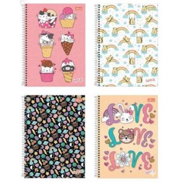 Imagem de Caderno Universitário 80 Folhas Capa Dura Espiral Spice Feminino Tilib