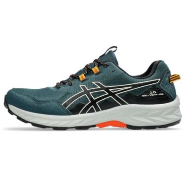 Imagem de ASICS Tênis de corrida masculino Gel-Venture 10, Verde saxão/preto, 42