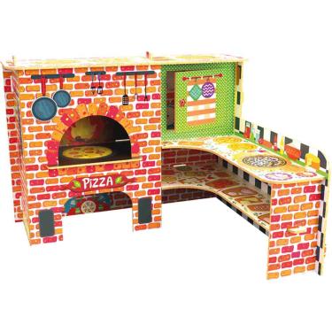 Imagem de Minha Primeira Pizzaria - Madeira - Massinha de Modelar - Brincadeira de Criança