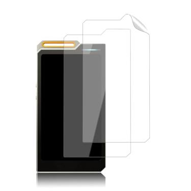 Imagem de Oshmirian [Pacote com 2] Protetor de tela HiBy R4 MP3 Player – Filme PET ultratransparente com dureza 6H, película protetora HD antiarranhões e sem bolhas para reprodutor de música HiBy R4