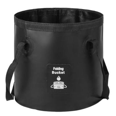 Imagem de Balde de praia dobrável – Recipiente leve de água para lavanderia, balde dobrável à prova d'água para jardinagem, , cozinha, lavanderia, banho, viagens, praia
