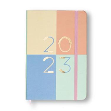 Imagem de Agenda Planner 2023 Pastel Block Semanal Anotações 14x21 Color - Cicer