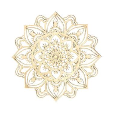 Imagem de Arte De Parede Em Metal Marroquina Com Design De Mandala Indiana, Peça