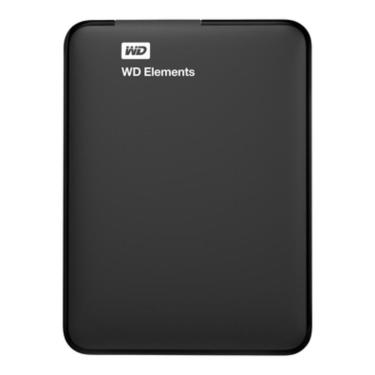Imagem de HD Externo WD Elements, 2TB, USB 3.0, Preto - WDBU6Y0020BBK-Unissex