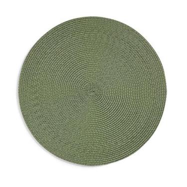 Imagem de Jogo americano redondo  6 unidades -  verde oliva - Copa & Cia