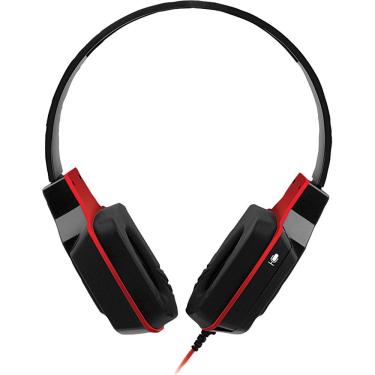 Imagem de Headset Multilaser Gamer PH073 com Microfone Preto e Vermelho