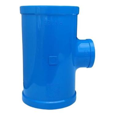 Imagem de 1 Conexão Te Soldável Pvc Azul Irrigação 75x25 Mm - Viqua