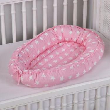 Imagem de Ninho Redutor De Berço Matelado Algodão Estampado - Monzilo Baby Kids,