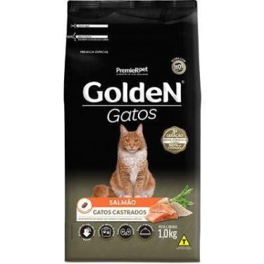 Imagem de Ração Seca Golden para gatos adultos castrados sabor salmão 1kg