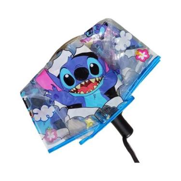Imagem de Guarda-chuva Automático Transparente Com Estampa De Anime, Portátil E 