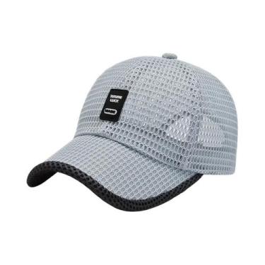 Imagem de Boné De Beisebol Masculino Respirável Em Malha Para Verão, Pesca E Ati