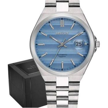 Imagem de Relógio Seculus Automático 77313g0svna2 Aço Azul Fino