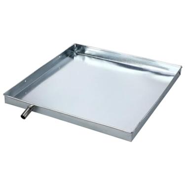 Imagem de Angoily Bandeja coletora de água para ar condicionado, 43 cm à prova de vazamento, bandeja coletora de água, peças de condicionador de maquinário