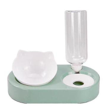 Imagem de Dispensadores de alimentos tigela de gato dispensador de água armazena