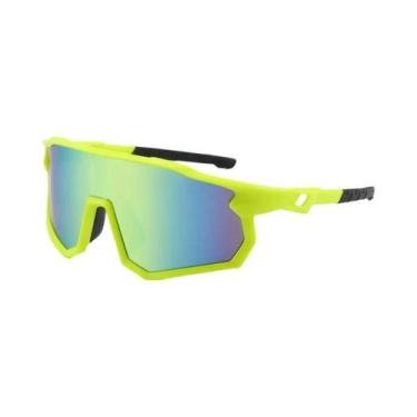 Imagem de Óculos De Ciclismo Unissex Com Lentes Grandes À Prova De Vento E UV 20