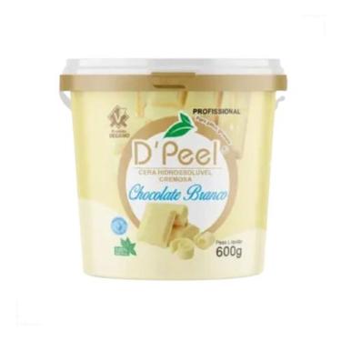 Imagem de Cera Depilatória Chocolate Branco Dpell Profissional - D'peel, 600g