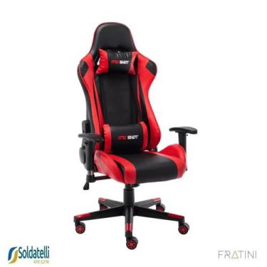Imagem de Cadeira Gamer One Shot PU Várias Cores - Fratini, Vermelho