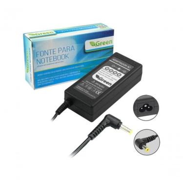 Imagem de Fonte Para Notebook Acer 19v 4,74a Bivolt 5,5x1,7mm Green