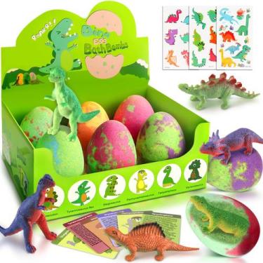 Imagem de Brinquedos de dinossauro Bath Bombs STARYAR XXL com brinquedos surpres