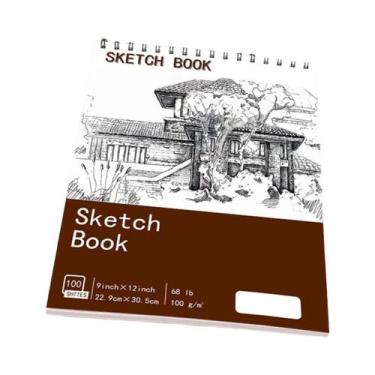 Imagem de Caderno De Desenho Espiral A3 A4 A5 Com Papel Sem Ácido Para Estudante