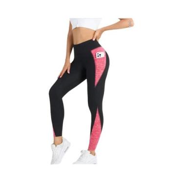 Imagem de Calças De Yoga Com Cintura Alta E Controle De Barriga, Leggings Com Co