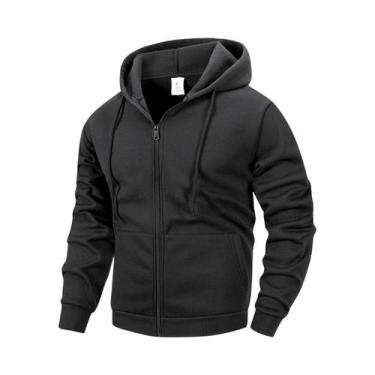 Imagem de Jaqueta Com Capuz Masculina, Moletom Casual Para Esportes, Outono E In