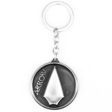 Imagem de Chaveiro Chaveiro de metal de dupla face com seta verde