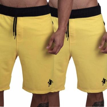 Imagem de Kit 2 Bermudas Shorts Moletom Masculino Dibre Esportivo Plus Size-Masculino