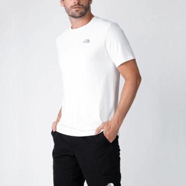 Imagem de Camiseta The North Face Básica Masculina, Branco, GG