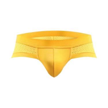 Imagem de Cuecas Masculinas De Cintura Baixa Em Modal Respirável Com Bolsa U Con