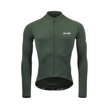 Imagem de Camisa De Ciclismo Masculina Leve E Respirável De Manga Longa Com Alta