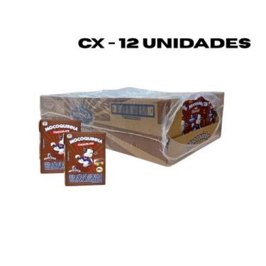 Imagem de Caixa 12 Achocolatado Pronto Mocoquinha Bebida Lactea 200ml