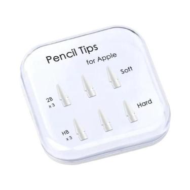 Imagem de Pontas De Lápis Macias Para Apple Pencil 1ª, 2ª E 3ª Geração, Ponta De
