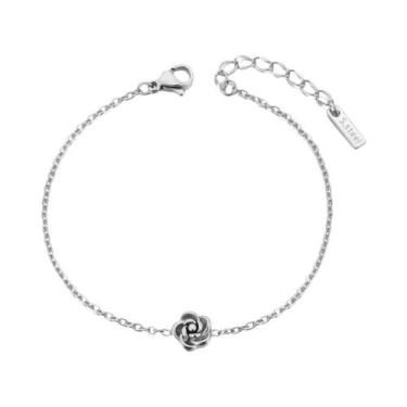 Imagem de Colar Com Pingente De Rosa Banhado a Ouro Para Mulheres, Joia De Flor 