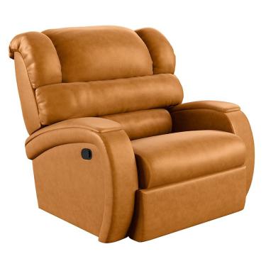 Imagem de Poltrona Do Papai Reclinável Napoli FH1 Manual Gatilho Corino Marrom D'Rossi