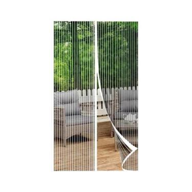 Imagem de Tela Magnética Para Porta Com Vedação Automática, Malha Protetora Cont