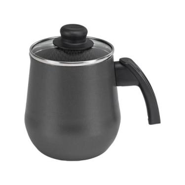 Imagem de Bule de Café e Chá de Alumínio Cinza com Tampa - 1,5L Gourmet Multiflo