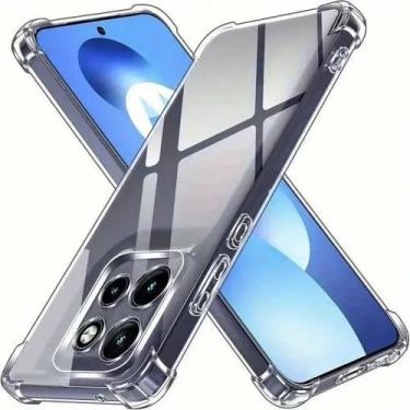 Imagem de Capa Capinha Silicone TPU para Moto Edge 70 5G Transparente - LXL