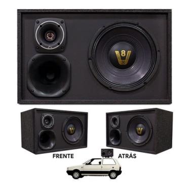 Imagem de Caixa De Som Propaganda Volante Carro 2 Lados Falante 10 - Oestesom