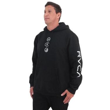 Imagem de Moletom RVCA Ruotolo Stack 280 Black-Unissex