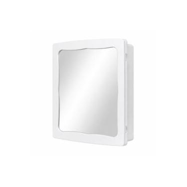 Imagem de Armário de Banheiro Suspenso com Espelho  Gabinete Compacto em Polipro