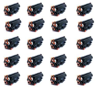 Imagem de Kit 20x Toner 100% Compatível Novo Cb435a 35a 435a Cb435a  P1005 P1006
