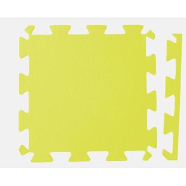 Imagem de Tatame Eva 10mm 50x50 - Tapete infantil emborrachado - AMS, Amarelo
