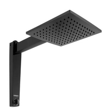 Imagem de Chuveiro de Parede Acqua Century Preta 6800w - Lorenzetti, 220V