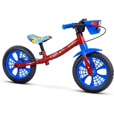 Imagem de Bicicleta Balance Bike Infantil Nathor Homem Aranha 2 Freio Tambor Ass