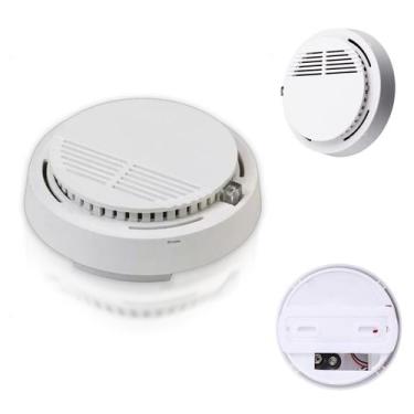 Imagem de Detector De Incendio Alarme Fumaca Fogo Sensor Fotoeletrico Seguranca 