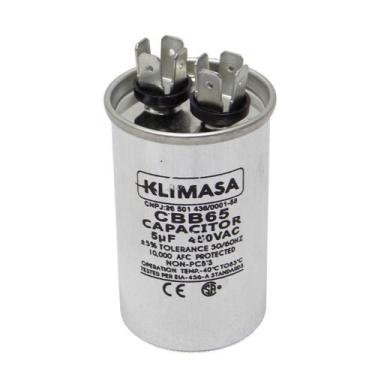 Imagem de Capacitor Profissional Alumínio 5uF 450V CBB65 Resistente - Klimasa, C