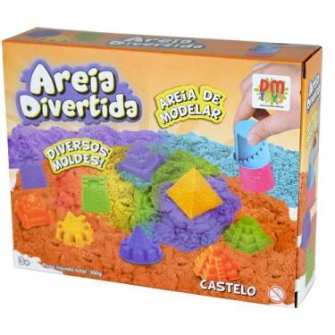 Imagem de Areia Divertida de Modelar Castelo 300g com Acessórios DM Toys DMT6640
